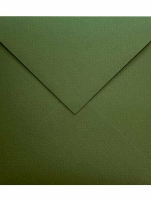 Sobre de Boda Cuadrados | Texturado Verde Oliva