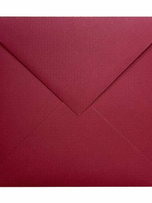 Sobre de Boda Cuadrados | Texturado Burgundy